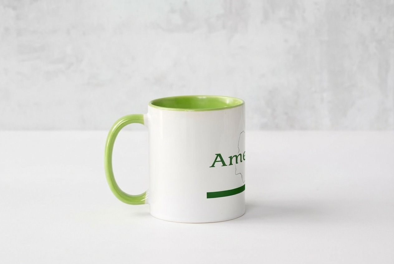 Set of 2 - Ibibio, Green and White (11 Ounces) view 3