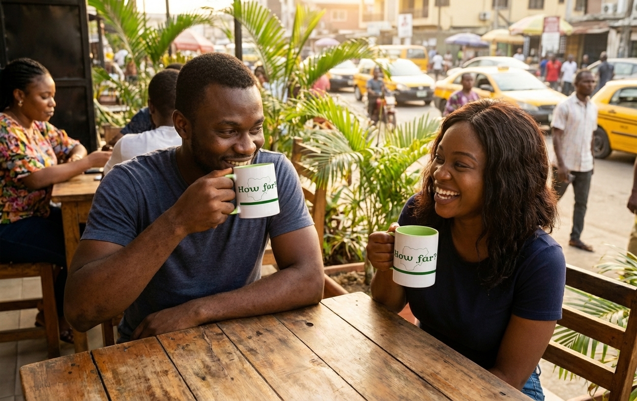 Outdoor cafe vibes