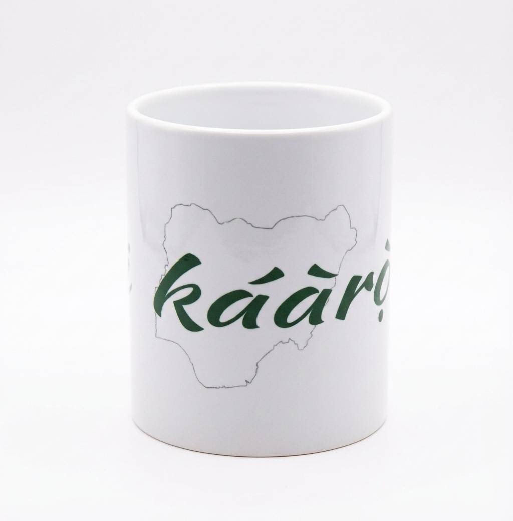 Set of 2 - Yoruba, Plain White (11 Ounces) view 2